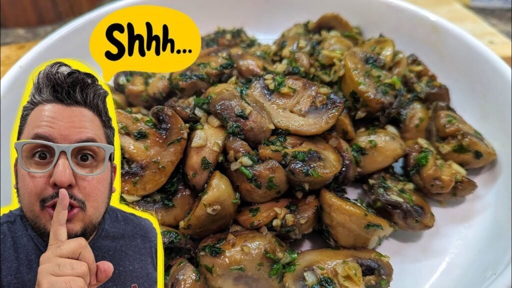 This is my secret sauteed garlic mushroom recipe. It’s so addictive!