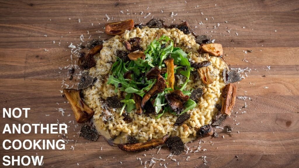 MUSHROOM TRUFFLE RISOTTO…the perfect valentine’s day meal