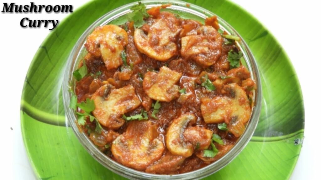 Mushroom Curry recipe in Kannada | ಅಣಬೆ ಗೊಜ್ಜು | Quick Mushroom curry in Kannada | Rekha Aduge