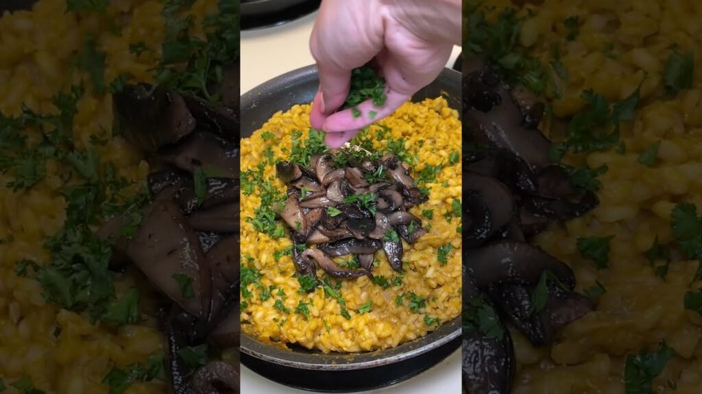 I tried making Vegan Mushroom Risotto