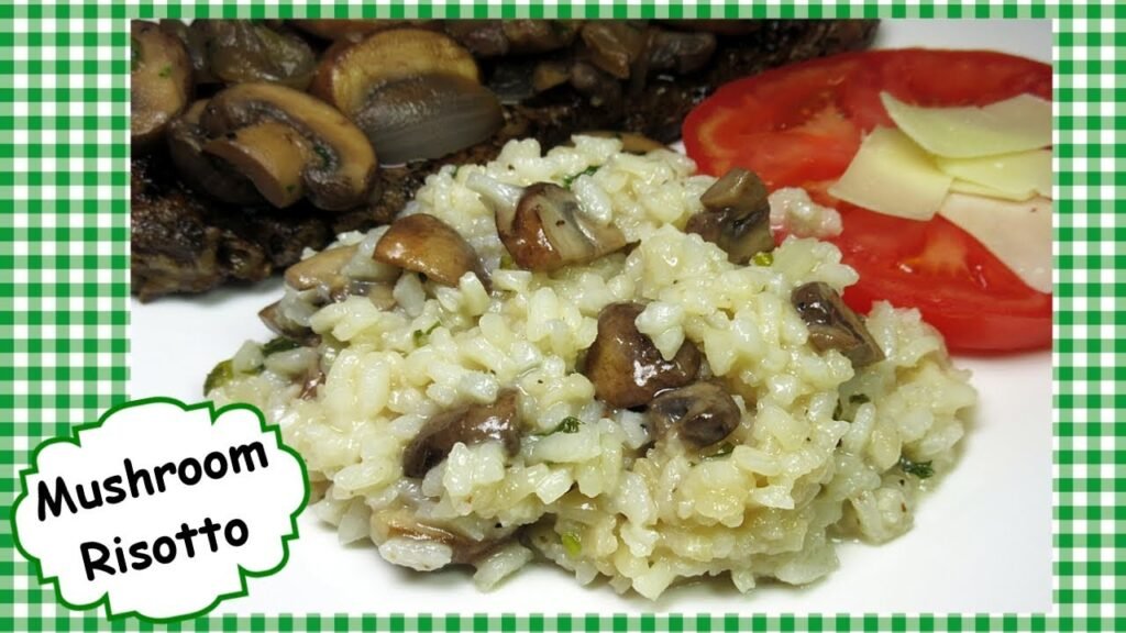 Creamy Mushroom Risotto Recipe ~ How To Cook Best Mushroom Risotto