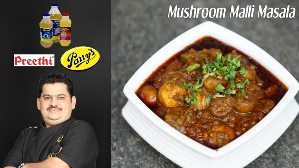 Venkatesh Bhat makes Mushroom malli masala | Bachelors recipe | quick and easy side dish gravy