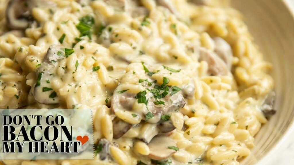 Creamy Mushroom Orzo