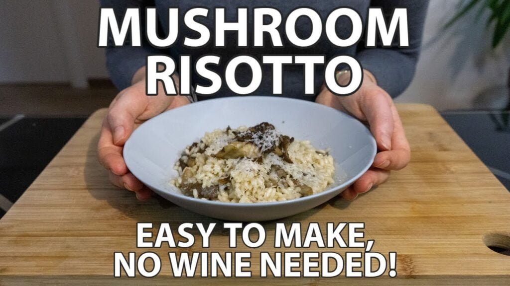 Easy Mushroom Risotto Without Wine Recipe