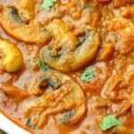 Restaurant Style Mushroom Cashew Masala / Easy & Quick Mushroom Cashew Gravy Recipe / #53