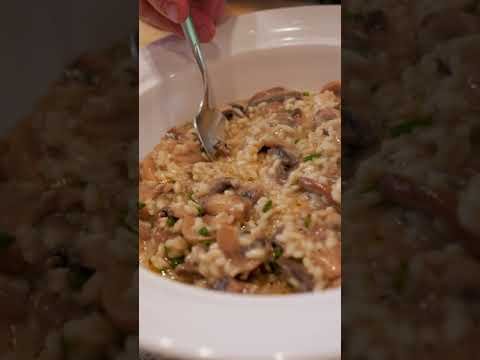 How To Make Mushroom Risotto #Shorts
