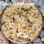 Malai Matar Mushroom । Methi Malai Mushroom । Restaurant Style Mushroom curry । The Orange Carrot