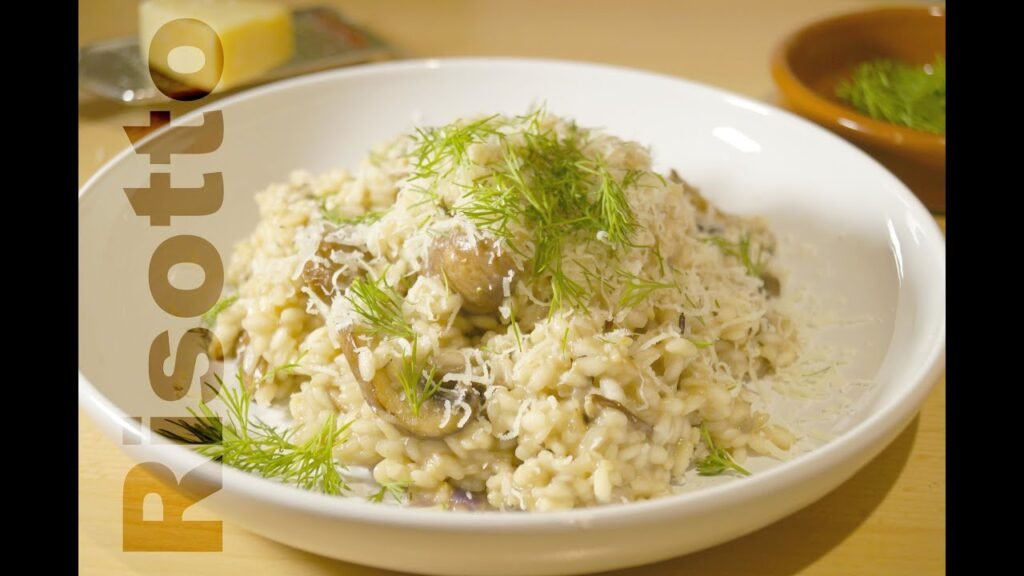 Mushroom Risotto ” WITHOUT WINE ”  ريزوتو المشروم – Kaiser in the Kitchen