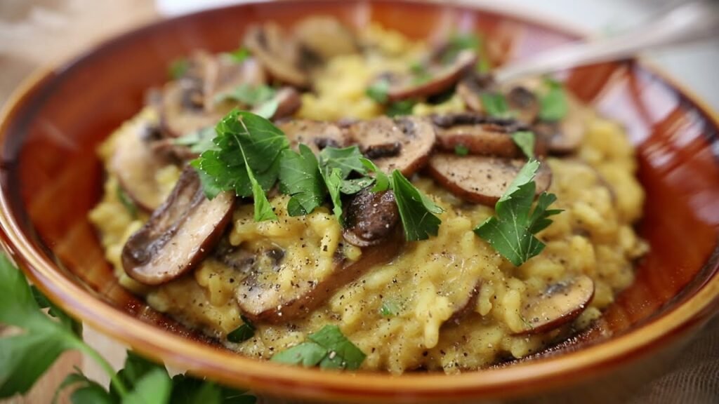 Vegan Mushroom Risotto Recipe