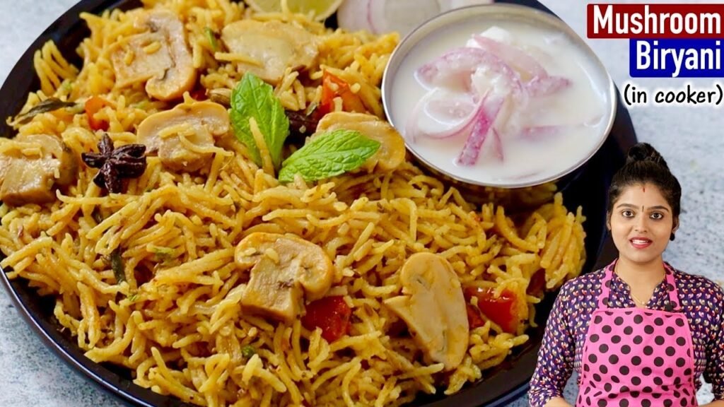 குக்கரில் குழையாமல் ஈஸியா செய்ங்க காளான் பிரியாணி👌| Mushroom Biryani in Tamil | Biryani in Tamil