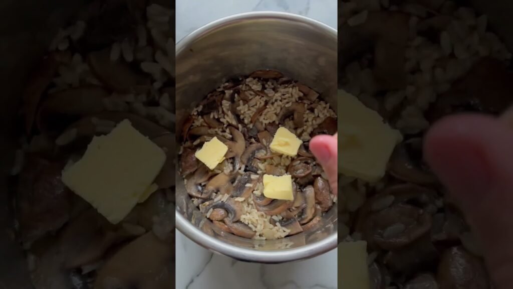 Instant Pot Mushroom Risotto