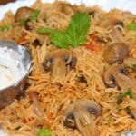 மஷ்ரூம் பிரியாணி குக்கரில் | How to Make Mushroom biryani in Tamil | Kalan Biryani In Tamil Cooker