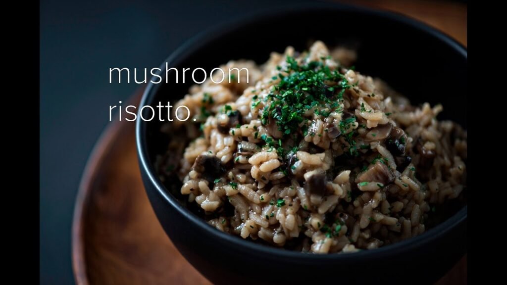 Mushroom Risotto in Instant Pot
