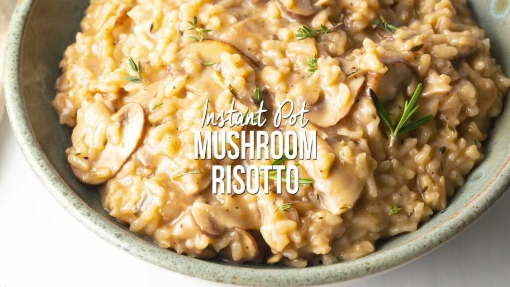 Instant Pot Mushroom Risotto