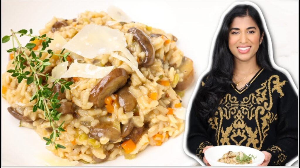 10 Minute Mushroom Risotto (Toddler approved!)