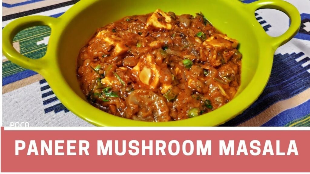 Paneer Mushroom Masala Recipe| How to make paneer mushroom masala| Lunch Recipe|Dinner Recipe|paneer