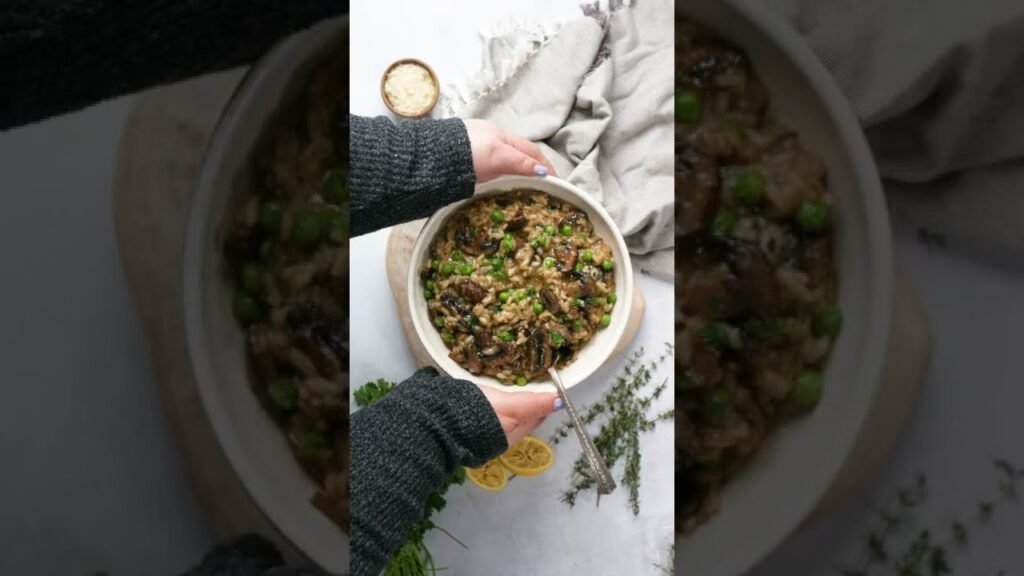 Vegan Mushroom Risotto 🍄