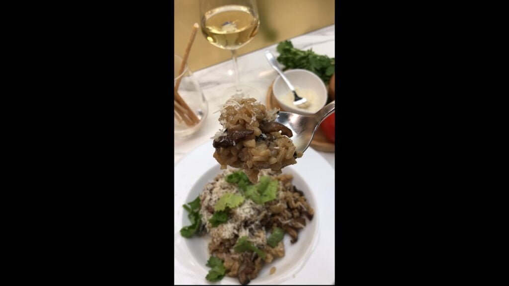 Comfort winter dish Mushroom risotto 🍚🍄