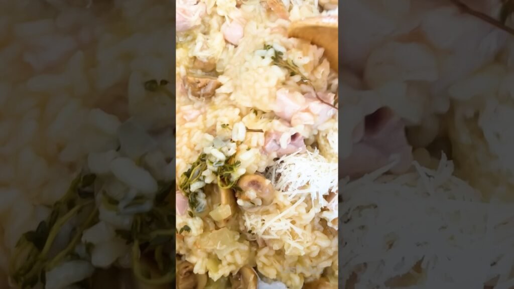 Instant pot chicken and mushroom risotto | taste.com.au