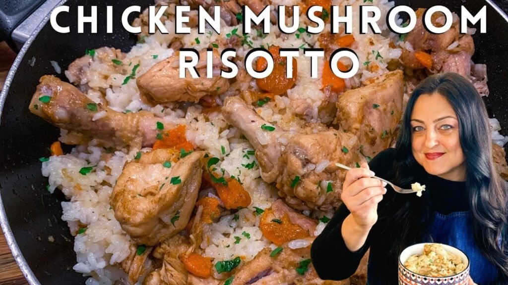 CHICKEN AND MUSHROOM RISOTTO | How to Make the BEST Chicken Risotto | Rižota ❤️