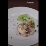 Portbello Mushroom Risotto With Pea Hummus | Easy Risotto Recipe | The Foodie | #Shorts