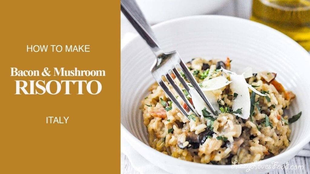 Bacon Mushroom Risotto