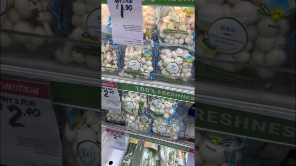 Types of mushrooms 🍄/giant super mart / Singapore