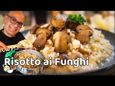 RISOTTO AI FUNGHI  ricetta risotto ai funghi e funghi trifolati