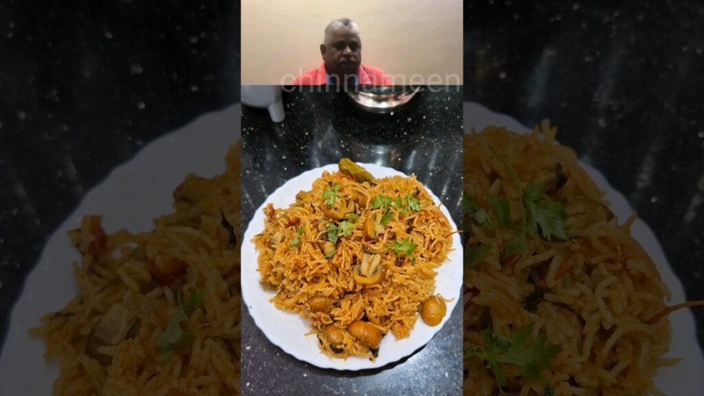 செஃப் தாமு sir சொல்லித்தரும் காளான் பிரியாணி #shorts