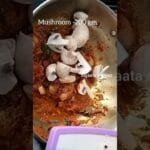 Mushroom gravy curry || #mushroomcurry || #shorts