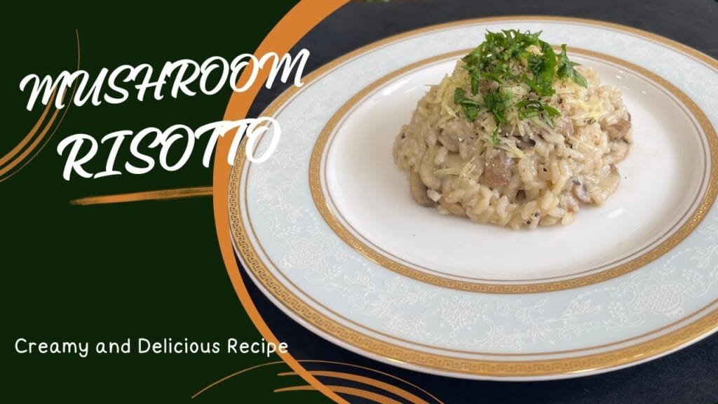 Creamy Mushroom Risotto from scratch | Italian Rice | #mushroomrice #creamymushroomrecipe
