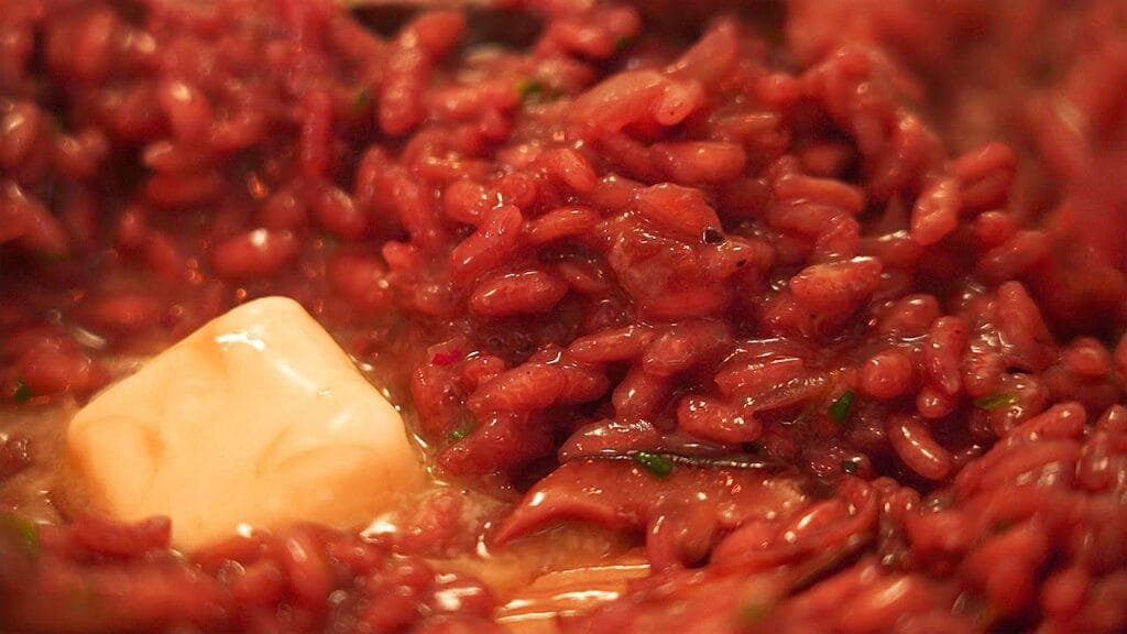 The Super Creamy WINE and MUSHROOM Risotto