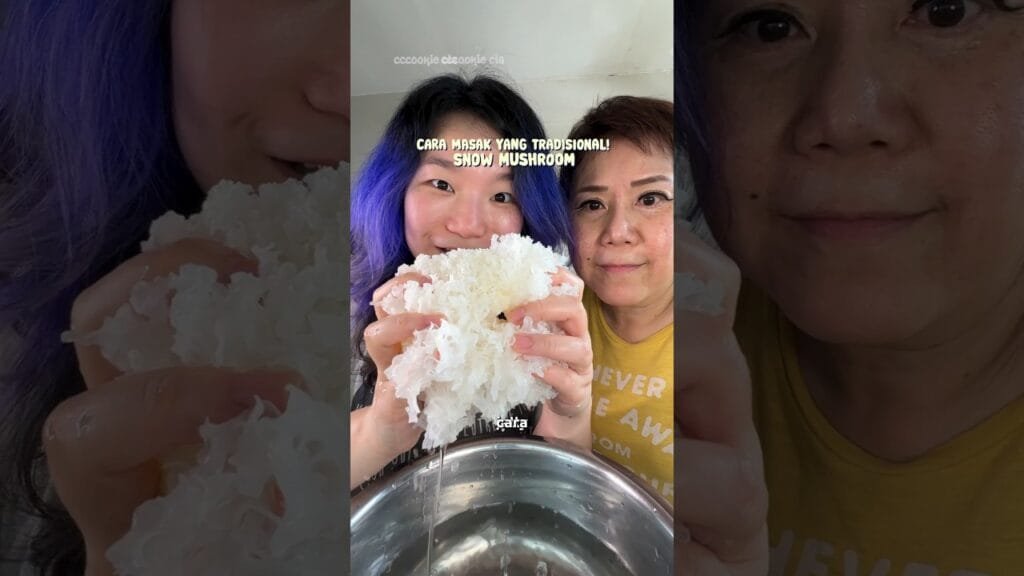 CARA MASAK SNOW MUSHROOM PAI MU ER YANG TRADISIONAL JAMUR SALJU