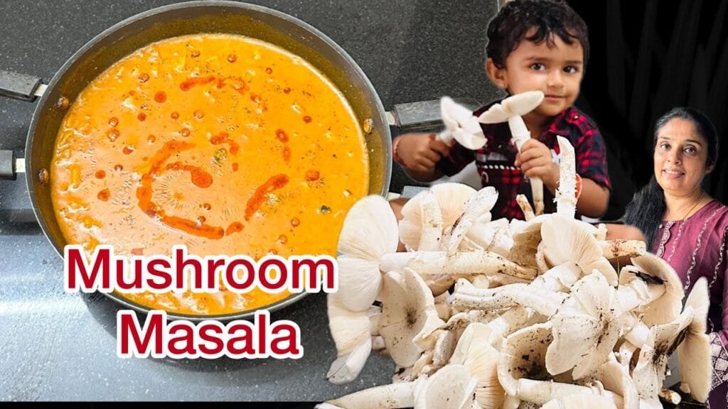 MUSHROOM MASALA #mushroomrecipe #mushroommasalarecipe #mushroomcurry #mushroomfry #mushroom