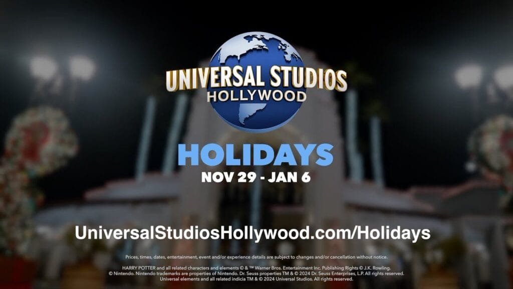Grinchmas Holidays at Universal Studios Hollywood 2024 Television Commercial Christmas Harry Potter