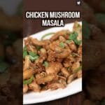 Chicken Mushroom Masala Recipe | How To Make Mushroom Chicken Stir Fry | Chicken Appetizer By Tarika