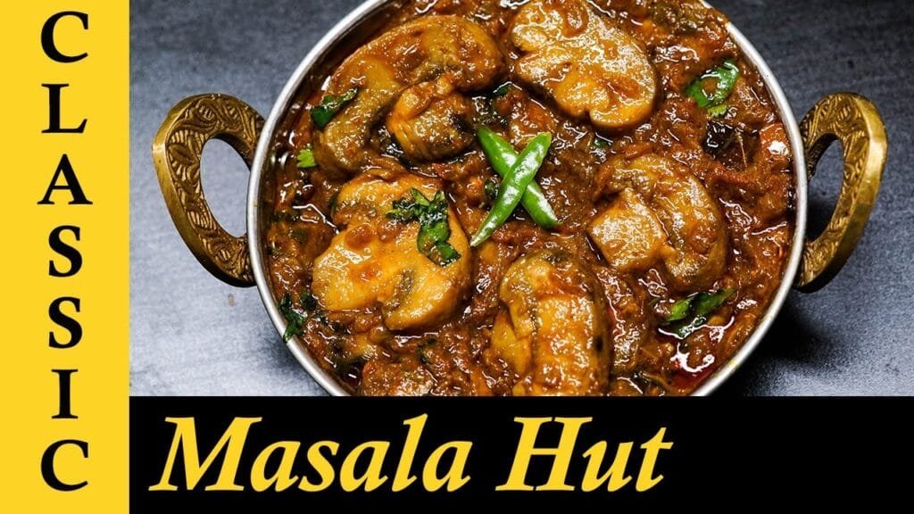 Spicy Mushroom Curry / Mushroom Masala / Mushroom Gravy for Chapathi / How to make Mushroom Curry
