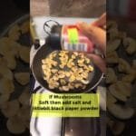 Saute Mushroom Recipe for 1+ year Babies #short #viral #snacks mushroom Recipe