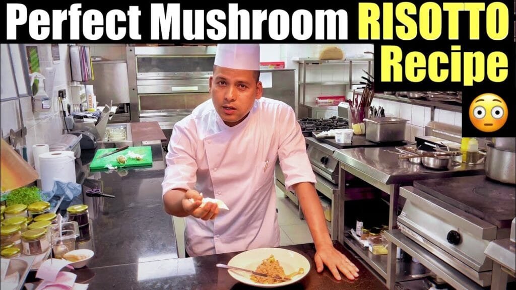 How to cook Best Mushroom Risotto🪨🍲 | perfect Recipe for Italian risotto rice | desivloger