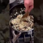 Shiitake mushroom risotto with kale. Recipe on foodandryne.com #shiitake