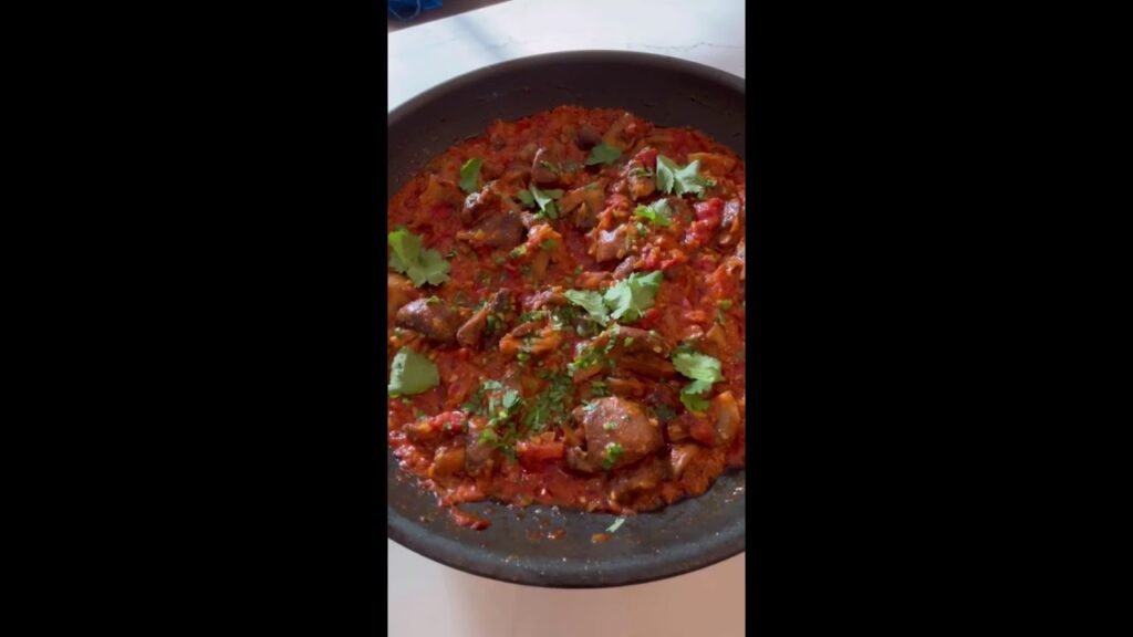 Simple mushroom curry