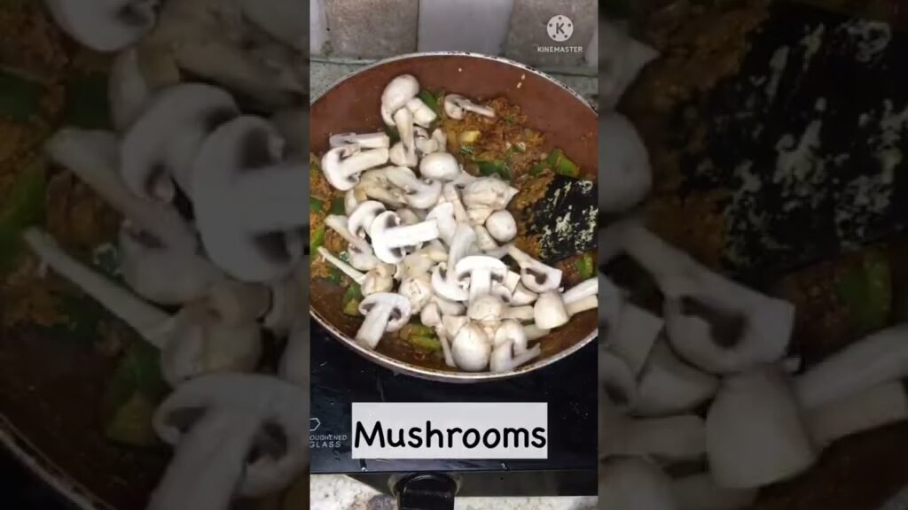 Capsicum Mushroom Curry 🍄🫑🍛Lunch box recipe