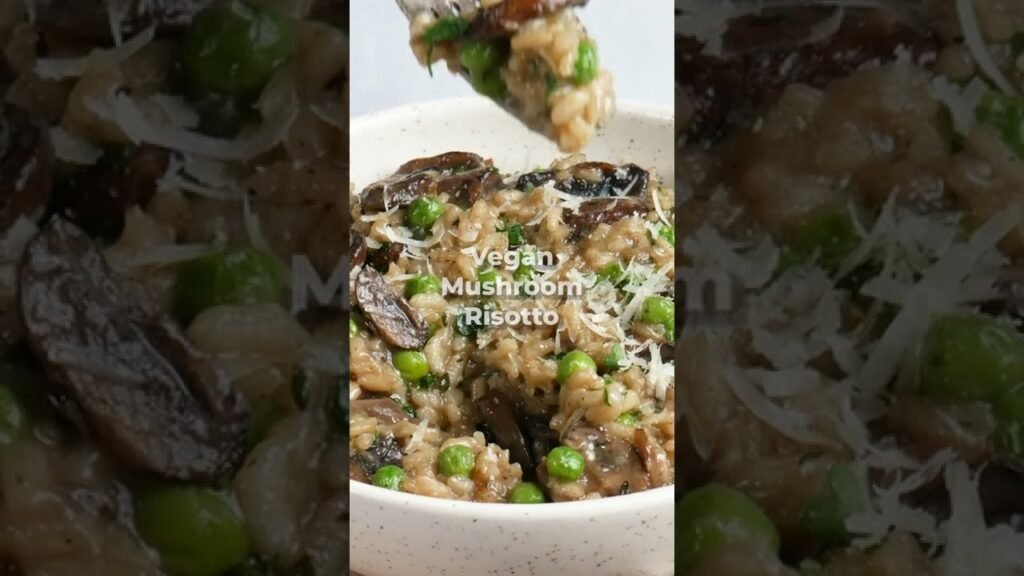 This Vegan Mushroom Risotto is Your Next Quick Dinner #shorts