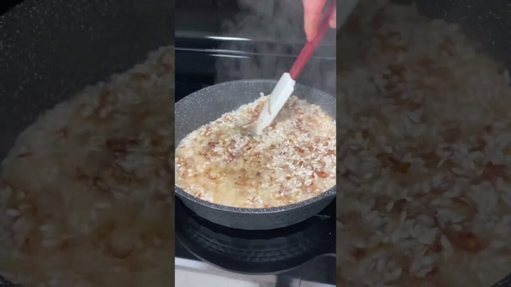 Mushroom Risotto 🍄🇮🇹 #shorts #easyrecipe #asmr #risotto