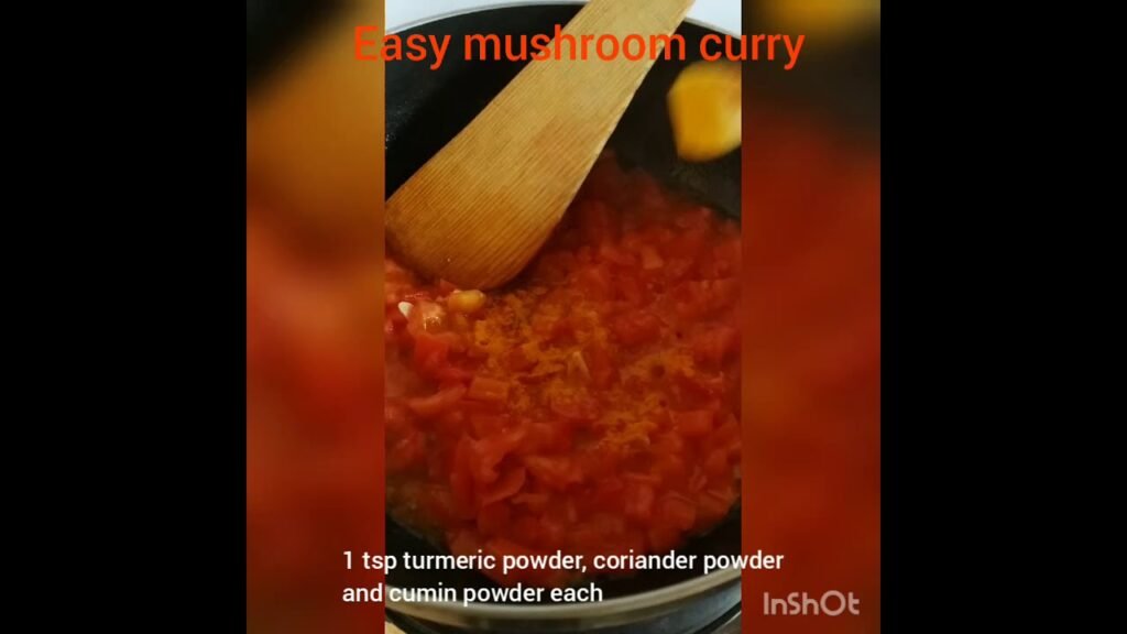 Easy mushroom curry recipe