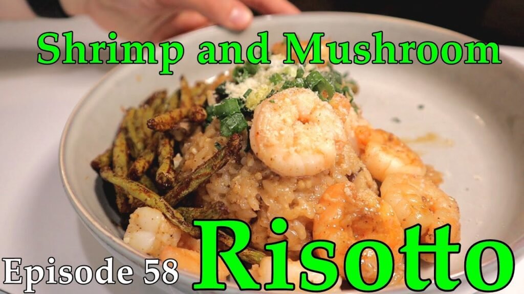 Shrimp & Mushroom Risotto #shorts