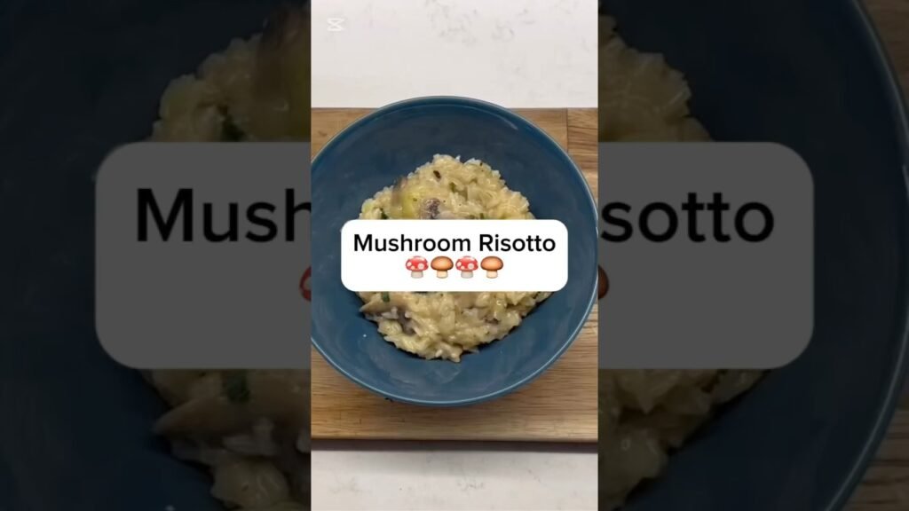 Mushroom risotto 🍄🍄‍🟫🍄🍄‍🟫