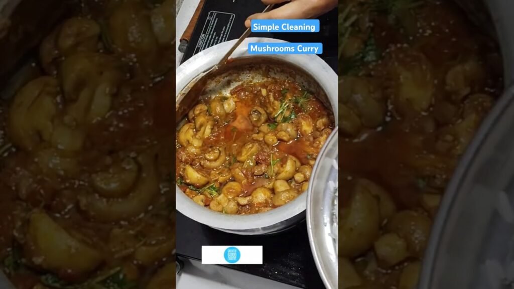 Mushrooms Curry// పుట్ట గొడుగులు కర్రీ #viralshort#mushroomcurry#shorts#trendingshorts