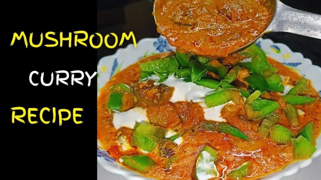 MUSHROOM CURRY RECIPE | MUSHROOM MASALA | Restaurant-Style MUSHROOM