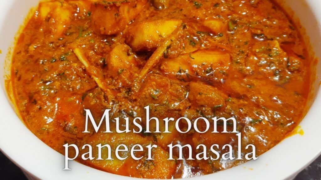 Mushroom Paneer Masala |Thick Gravy Paneer Mushroom |Mushroom Paneer Recipe Restaurant Style At Home